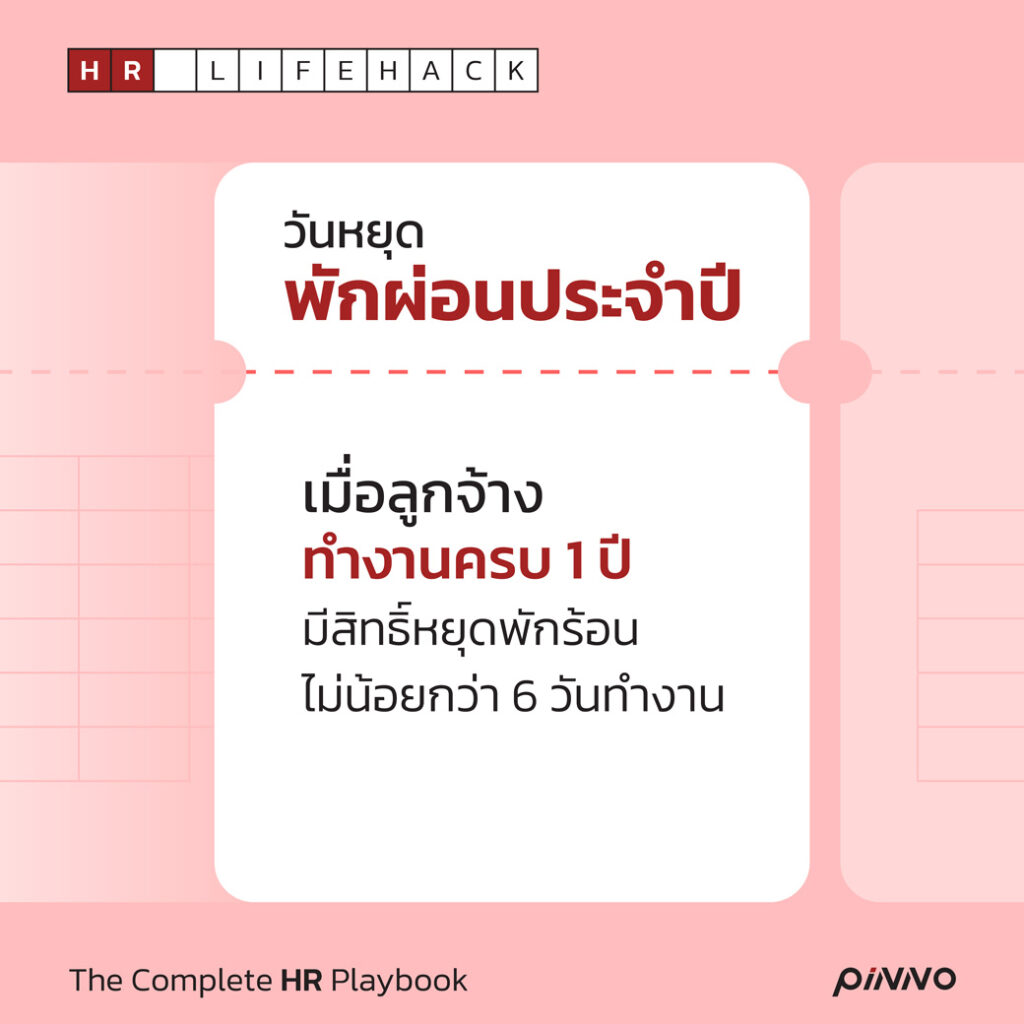 กฎหมายกำหนดวันหยุดที่คนทำงานในระบบ HR ต้องรู้